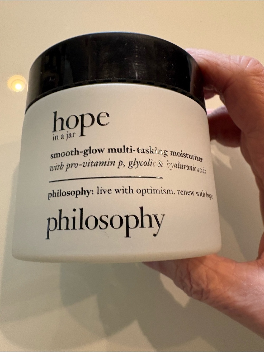Philosophy Hope in A Jar Cream Moisturizer, 4floz